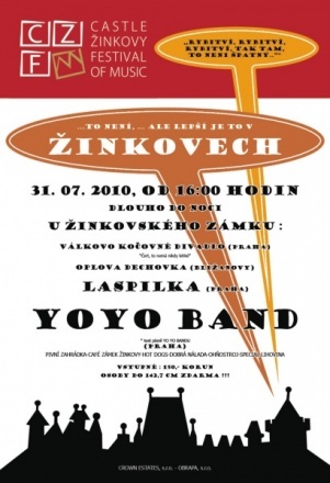 Hudební festival zámek Žinkovy 2010 - plakát