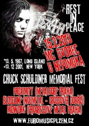 MC Dvorec: Chuck Schuldiner memorial fest 15. 2. 2013