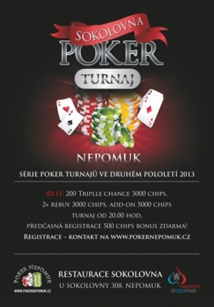 Sokolovna Nepomuk - poker turnaj 02.11.2013