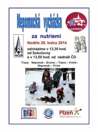 KČT Nepomuk - Nepomucká vycházka za nutriemi 26.01.2014