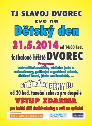 Dětský den Dvorec 31.05.2014