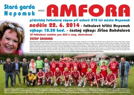 Fotbalový zápas FK Nepomuk SG - AMFORA 22.6.2014