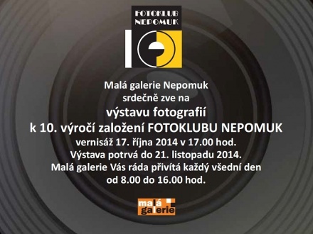 Výstava Fotoklubu Nepomuk - 10 let