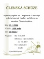 Clenská schůze  rybářského spolku 12.12.2014