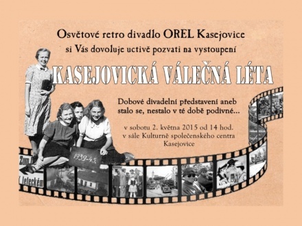 Kasejovice - divadlo: Kasejovická válečná léta 02.05.2015