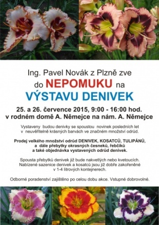 Výstava denivek 25. – 26. 7. 2015