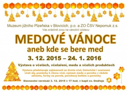 Muzeum Blovice: výstava Medové Vánoce 03.12.2015