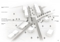 Půdorys a vizualizace návrhu severního předpolí MŠ Nepomuk (City Upgrade).