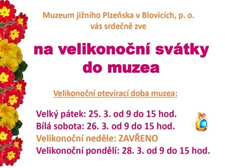 Muzeum Blovice: velikonoční otevírací doba