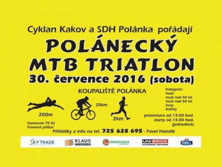 Polánecký MTB Triatlon 30.7.2016