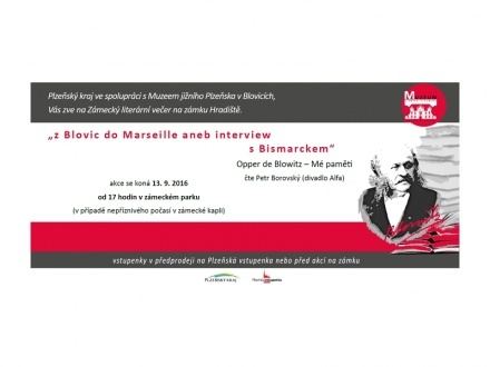 Blovice: Z Blovic do Marseille aneb interview s Bizmarckem 13.09.2016