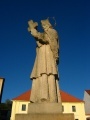 Socha sv. Jana Nepomuckého na náměstí A. Němejce v Nepomuku