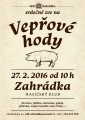 Vepřové hody Zahrádka 27. 2. 2016